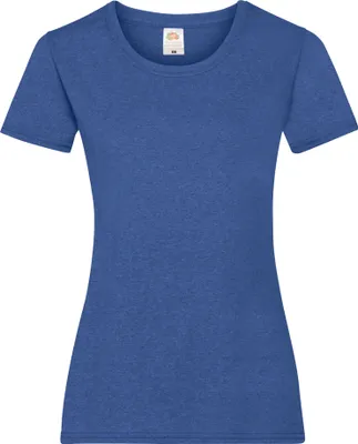 Produktbild von Fruit Of The Loom Lady-Fit Damen T-Shirt (5 Stück/Packung) BC4810 (2XL) (Retro-Köingsblau meliert)