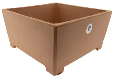 Obrázek produktu pro Dekorativní červená keramická květináče pro bonsaje