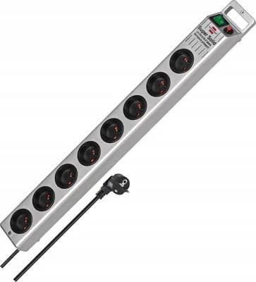 Produktbild von Brennenstuhl Super-Solid Line Stromleiste 8 Steckdosen 2,5m silber