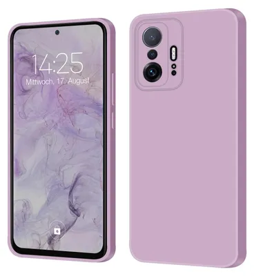 Produktbild von Hülle für Xiaomi 11T / 11T Pro Case Cover Bumper Smartphone Softgrip Schutzhülle Farbe: Lila