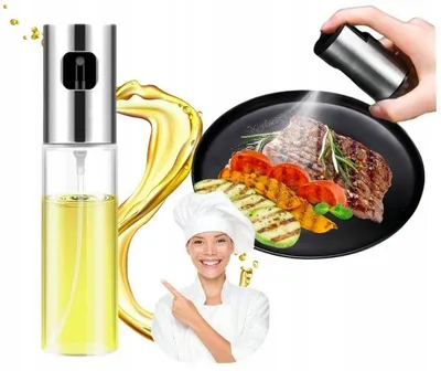 Produktbild von Ölsprüher Essigsprüher Glas Sprühflasche Ölspender Zerstäuber 100ml