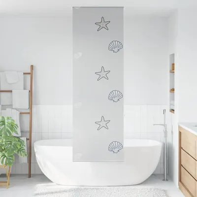Immagine prodotto di vidaXL Tenda a rullo per doccia 70x240 cm Larghezza del tessuto 66 cm