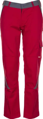 Produktbild von Planam Bundhose Highline Damen Gr. 38 rot/schiefer/schwarz