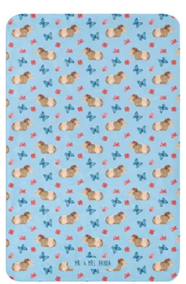Produktbild von Mr. & Mrs. Panda Heimdecke Meerschweinchen Weisheit 100 x 150 cm - Blau - Geschenk, Kuscheldecke, Motivation, Wärmedecke, Lustige Sprüche, Winterdecke, Spruch, Decke