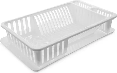 Zdjęcie produktu dla Suszarka na naczynia biała 45,5x28x10 cm