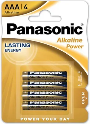 Produktbild von Blister 4 Alkaline-Batterien 1,5V  AAA LR03 1.5 V