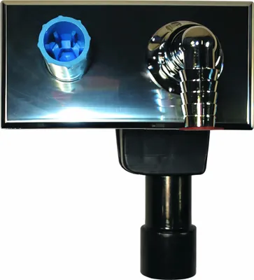 Zdjęcie produktu dla Hutterer & Lechner HL405 WG-UP-syfon DN40/50 z wbudowanym przyłączem wodnym – 180 x 100 mm, 1 szt.