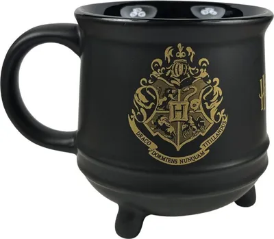 Zdjęcie produktu dla Harry Potter (Kolorowy Herb Hogwartu) Ceramiczny Kubek Z Kociołkiem