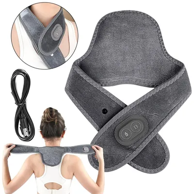 Produktbild von Nackenheizkissen mit Magnetmassage,wiederaufladbar,lindert Muskelkater und Steifheit,für Männer und Senioren,ideal für Büro,Zuhause oder als Geschenk