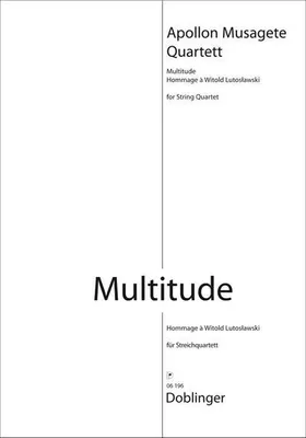 Produktbild von Multitude für StreichquartettStimmen