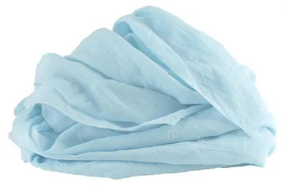 Produktbild von 100%Mosel Musselin Tischläufer, in Hellblau (48 cm x 5 m), 66 g/m²