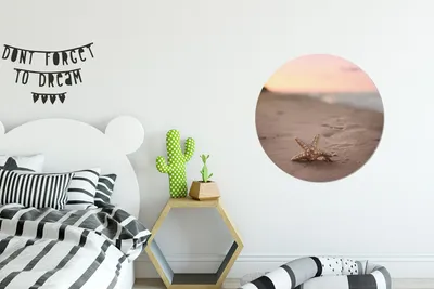 Produktbild von MuchoWow® - Wand Kreis - Das Schlafzimmer - Die Bilder - Wandmalerei - Kunst für das Haus - das Plastik