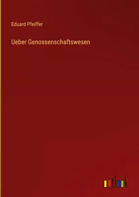 Produktbild von Ueber Genossenschaftswesen
