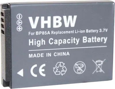 Produktbild von vhbw Akku Ersatz für Samsung IA-BP85a, EA-BP85a, BP85a, BP-85a für Kamera (700 mAh, 3,7 V, Li-Ion)