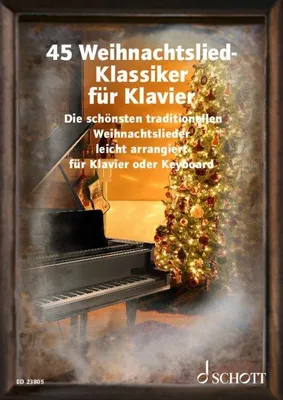 Produktbild von 45 Weihnachtslied-Klassiker für Klavier