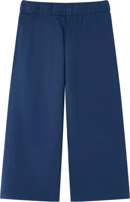 Produktbild von vidaXL Kinderhosen mit Weiten Beinen Marineblau 116