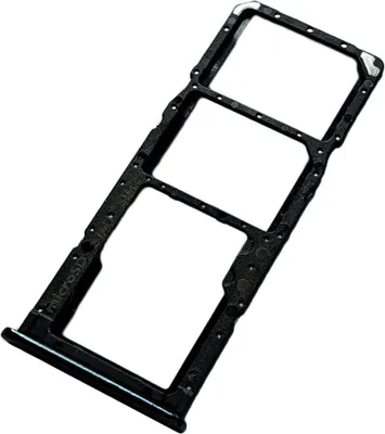 Produktbild von Samsung Galaxy A51 Dual SIM Kartenhalter und Micro-SD Card Fach, Original Ersatzteil, Schwarz