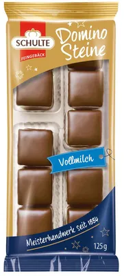 Zdjęcie produktu dla Schulte Dominosteine, czekolada mleczna, opakowanie 125g