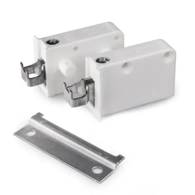 Produktbild von 4 St. Schrankaufhänger mit Zapfen Ø10 mm & Aufhängeschienen 80 mm für Schränke