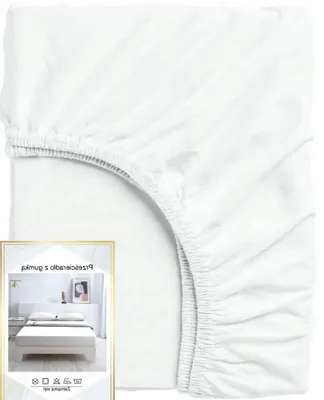 Produktbild von JadorDecor Spannbettlaken Weich Premium Weiß 180x200 cm