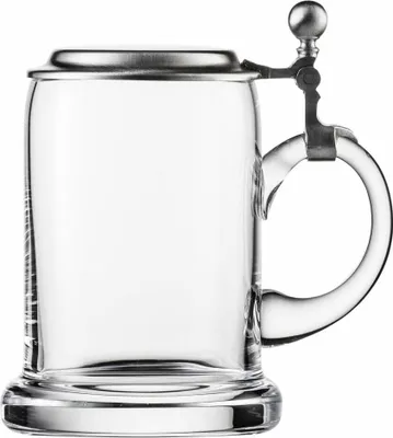 Image de Eisch Verres à bière Seidel 202/0.5L avec couvercle en étain 42020759