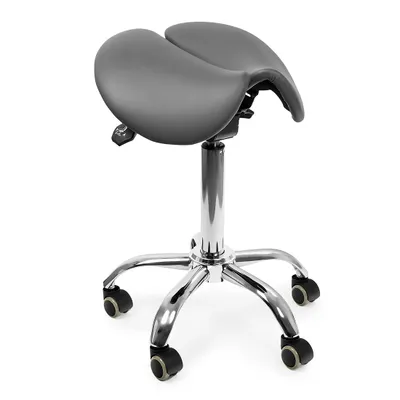 Zdjęcie produktu dla SELLA Ergonomicznie regulowane krzesełko do karmienia, szare, regulowana wysokość siedziska, neutralna pozycja ciała