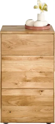 Produktbild von Kommode 51 cm breit modern in massiver geölter Eiche KALAMARIA-69