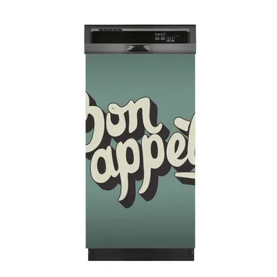 Produktbild von Aufkleber sticker 45x80 cm Dekorative folie Spülmaschine - Bon appetit Inschrift