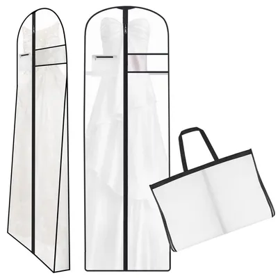 Immagine prodotto di Sacca per abiti, lunghezza 180 cm, larghezza 60 cm, pieghevole, copriabiti con cerniera