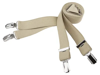 Produktbild von Übergrößen Hosenträger hellbeige X-Form Lindenmann