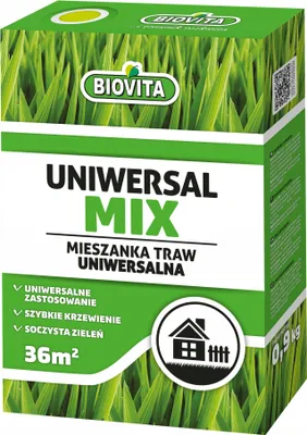 Produktbild von Universal-Rasensamen Universalmix 0,9kg 40m2 Biovita
