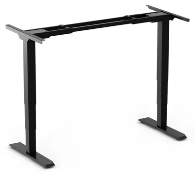 Immagine prodotto di Scrivania regolabile elettricamente - Colore nero - Con funzione di memoria - Altezza regolabile da 62 a 127 cm