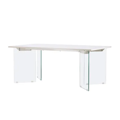 Zdjęcie produktu dla Ester stół do jadalni 90x180 cm jasnoszary.
