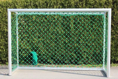 Produktbild von Fußballtor - mobiles Kleinfeldtor mit Herkulesnetz - 3,00 x 2,00 m - vollverschweißt, vandalismussicher
