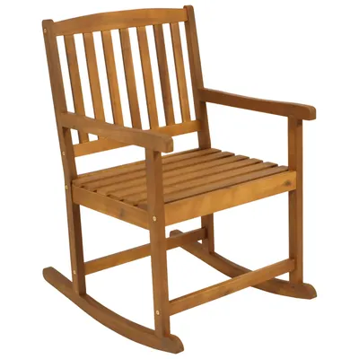 Produktbild von DEGAMO Schaukelstuhl FRANCE, Holz Akazie braun geölt, für Außengebrauch