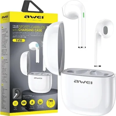 Obrázok produktu pre Awei Earphones Bluetooth T28 TWS+docking White