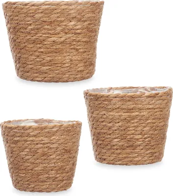 Obrázek produktu pro Pletené obaly na květináče RUSTIC, 3 kusy