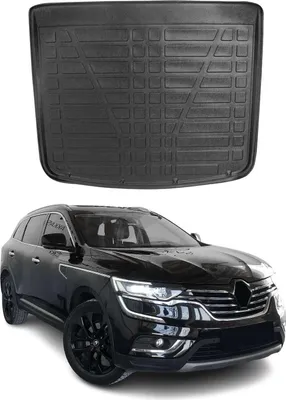 Image de Bac de coffre pour Renault Koleos 2016-2025 Caoutchouc TPE Noir
