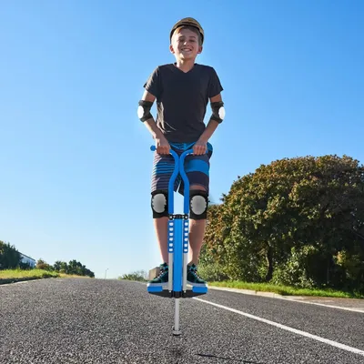 Produktbild von Blauer Pogo Stick für Kinder