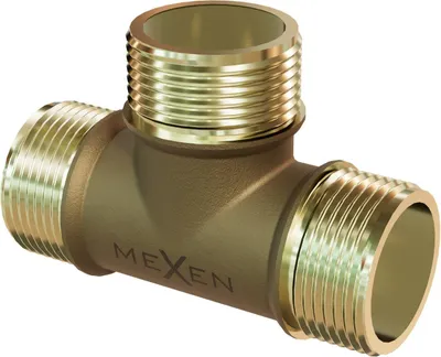 Obrázok produktu pre Mexen BRASS mosadzný T-kus 1 AG x 1 AG x 1 AG - W97411-101010