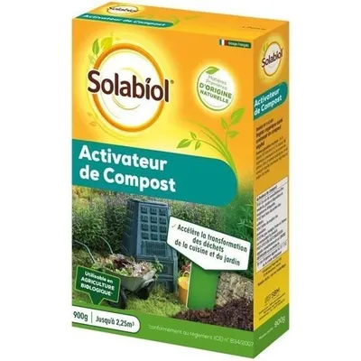 Produktbild von Kompostaktivator, Solabiol, 900g, Natürlicher Schnellkomposter, Organischer NPK Dünger 10-1,5-0,5, Für Biologische Landwirtschaft Geeignet