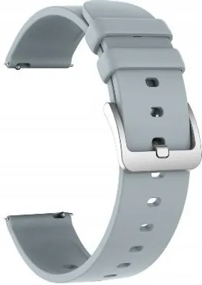 Zdjęcie produktu dla Silikonowy Pasek Do Zegarka Smartwatch Szary 20Mm