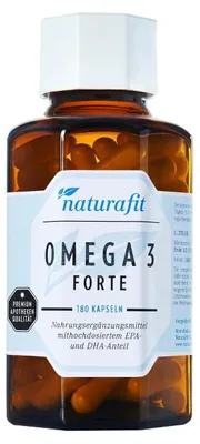 Produktbild von naturafit Omega 3 Forte Kapseln, 180 St. Kapseln