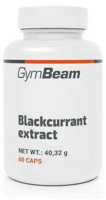 Produktbild von GymBeam - Extrakt aus Schwarzen Johannisbeeren, 60 Kapseln