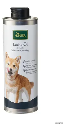 Produktbild von HUNTER Lachs-Öl für Hunde 500 ml