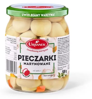 Obrázok produktu pre Pieczarki marynowane w zalewie octowej 500 g