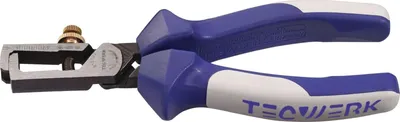 Immagine prodotto di Pinza per spellare cavi, lunghezza 160 mm, per cavi multiconduttori con apertura per TECWERK