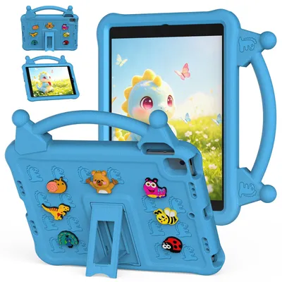 Obrázek produktu pro Dětské pouzdro pro iPad Pro 10,5 (2017) 10,5" nárazuvzdorné EVA pouzdro s rukojetí a funkcí stojánku Modrá
