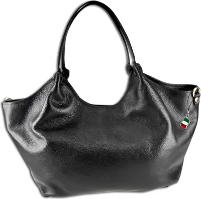 Image de Florence Femme Sac à main, sac à bandoulière en cuir Sac noir OTM109S
