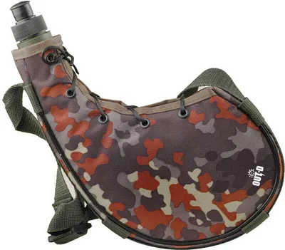 Produktbild von Outdoor-Wasserflasche 800 ml Wasserflasche Sportflaschen mit Schultergurt für Wanderungen und Rucksacktouren